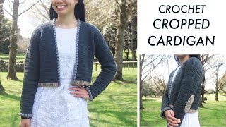 Countryside Crochet Cardigan Tutorial  How to crochet a cardigan [upl. by Schriever]