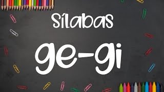 sílabas gegi [upl. by Silirama]