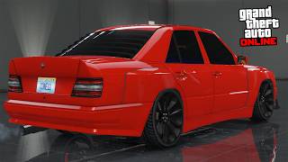 Benefactor Vorschlaghammer MercedesBenz W124  GTA 5 Online DLC Vehicle Customization [upl. by Urbani]