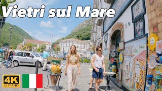 Vietri sul Mare Italy 🇮🇹  Summer Walk 2023  4K UHD  Walking Tour [upl. by Pas]