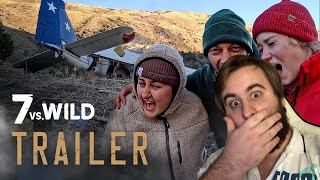 Auster reagiert auf quot7 vs Wild Crashed  OFFIZIELLER TRAILER  Staffel 4quot [upl. by Radford]