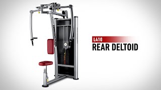 L410  Rear Deltoid  BH Commercial Strength [upl. by Lybis]