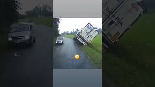 Oops driver should think truck lkw camion work job lorry bigrig driver [upl. by Htezil]