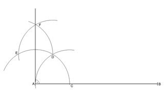 Recta perpendicular a un segmento por un extremo [upl. by Yhtir510]