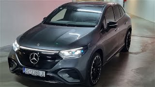 Mercedes EQE SUV  Digital light Night drive  Ambient and welcomefollow me home light show [upl. by Ramu]