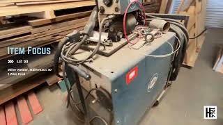 Online Auction Bid on Lot 123 Miller Welder Millermatic 30 E Wire Feed [upl. by Solram]