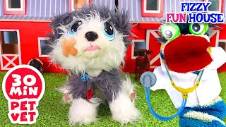 Fizzy The Pet Vet Takes Care Of His Animal Friends ❤️  Fun Compilation For Kids [upl. by Eerac]