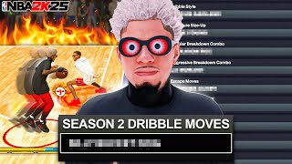 NEW BEST DRIBBLE MOVES in NBA 2K25 FASTEST COMBOS  BEST COMP SIGS in SEASON 2 NBA 2K25 [upl. by Akihsan]