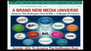 AOL buys online news website Huffington Post [upl. by Anirdua460]