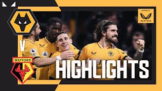 Neves STUNNER in big win  Wolves 40 Watford  Highlights [upl. by Launce]