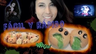 Comida de Halloween ♥ Tutorial fácil y rápido [upl. by Gassman]