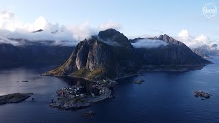 Roscoff Mix ElectroTechno In The Paradise Of Lofoten Islands Norway Drone 4K [upl. by Gwenny]