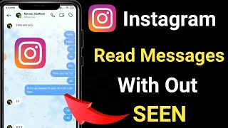 How to read instagram messages without seen 2024  insta messages ko without seen kaise read kare [upl. by Supple238]