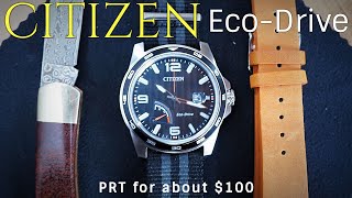 CITIZEN PRT Eco Drive Solar Watch 42mm Power Reserve 100m for Only 100 AW703006E [upl. by Eiramalegna]