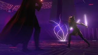 Darth Vader Vs Ahsoka  Full Duel Twilight Of The Apprentice  A World Between Worlds [upl. by Nerte]