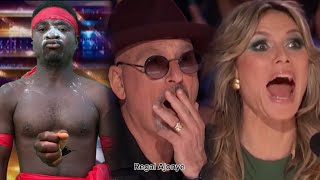 world most horror magician stunned American got talent and everyone was shocked funny agt wwe [upl. by Airdnekal]