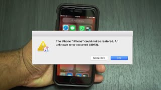 2021 Solution How to Fix iPhone Error 4013 [upl. by Nysa]