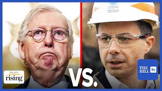 McConnell UNLEASHES On Buttigieg Over East Palestine Train Derailment Handling Brie amp Robby REACT [upl. by Aralk]