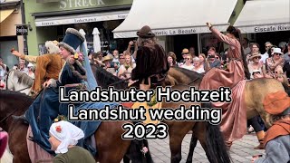 Landshuter Hochzeit 2023 landshut wedding جشنواره لندزهوت [upl. by Nnyliak]