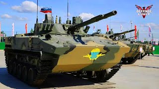 New batch of BMD 4M airborne fighting vehicles and BMP 3 infantry fighting vehicles [upl. by Aihsemot]