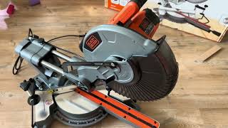 Unboxing  Black  Decker BES710 254mm 2100W [upl. by Cardew]