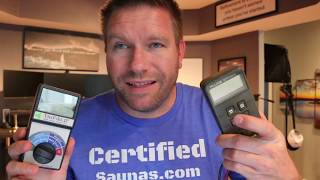 SaunaRay Saunas  Measuring EMF In Infrared Saunas  how to test your infrared sauna for emf levels [upl. by Haisa]