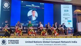 Dr Mritunjay Chaubey Talk at 18th Convention of United Nations Global Compact Network India [upl. by Chien]