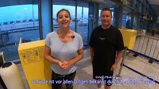 VBlog Goldstrand Opening 2024 mit Tina Teil 12 Abschied am Airport Varna feat Schürze [upl. by Nwadahs]