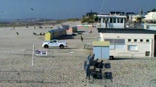 La plage de Berck sur mer dans le Pas de calais en Haut de France [upl. by Haskel]