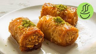 Çok KOLAY BAKLAVA TARİFİ  Fındıklı Tahinli Harika Bir BAKLAVA TARİFİ  Pişman olmayacaksınız [upl. by Asit230]