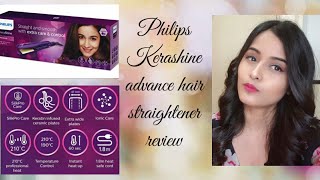 Philips Kerashine Advanced Hair Straightener Hp8318 Review with Tips [upl. by Yrrot]