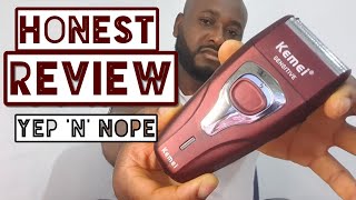 Honest Review Kemei 1123 Foil Shaver A Must Watch Review [upl. by Pegasus]