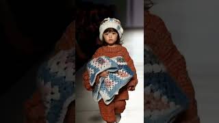 granny square blanket babies cute baby runway show [upl. by Atis]