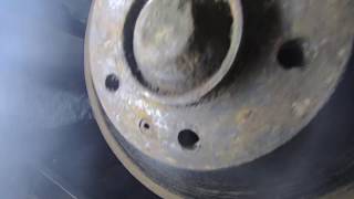 BMW E32 BRAKE OVERHAUL PART 1 [upl. by Gridley]