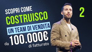 Creo un Sales Team di Network Marketing che produce 100000€ di fatturato  Video 2  Gruppo 4 [upl. by Ehudd]