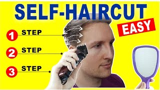 HOW TO CUT YOUR OWN HAIR  Quick and Easy Home Self Haircut Tutorial [upl. by Erskine]