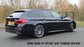 BMW 520d M Sport G31 2017 Touring Review [upl. by Codd]