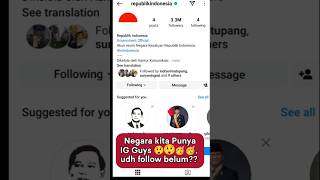 Keren Negara kita punya IG Sudah follow belum [upl. by Adnaw]