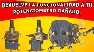 🔧 CÓMO REPARAR UN POTENCIÓMETRO DE ENCENDIDO DE VOLUMEN GUÍA FÁCIL 🔧 [upl. by Hegarty574]