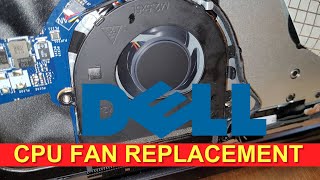 Replacing CPU Cooling Fan Dell Latitude 3590 L3590 E3590 Inspiron 15 5570 5575 5770 amp Vostro [upl. by Tezile]