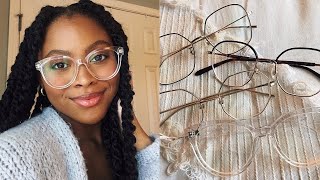 aesthetic prescription glasses tryon haul  JINS Eyewear Virtual Try On [upl. by Yetsirhc]