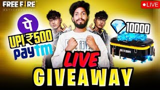 FREE FIRE LIVE  REEDEM CORD GIVEAWAYFF LIVE GIVEAWAY  CUSTOM ROOM DIAMONDlokeshgamer [upl. by Diego793]