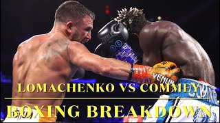 Lomachenko vs Commey Boxing Breakdown [upl. by Immat106]