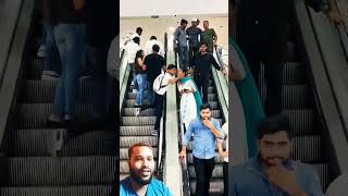 Kiing Prank Escalator Funny Video shortsfeed shorts foryou [upl. by Billie]