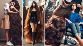 Girls With Super Long Hairs  RealLife Rapunzels [upl. by Valda]