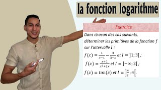 fonction logarithme 2 bac exercices corrigés  primitive de la fonction logarithme 2 bac exercices [upl. by Nosduj539]