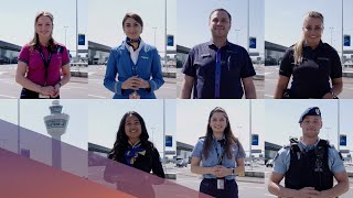 Alle medewerkers op Schiphol gaan ervoor deze zomer ☀️ [upl. by Anotyad]