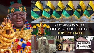 Beautiful Otumfuo Osei Tutu II Commissioning His Jubilee Hall At Manhyia Palace otumfuooseitutu [upl. by Freedman]