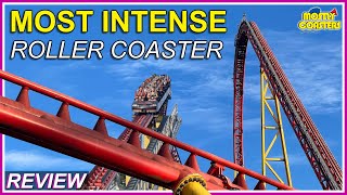 Intimidator 305 at Kings Dominion REVIEW  Most INTENSE Roller Coaster  RREC ep 61 [upl. by Esylle]