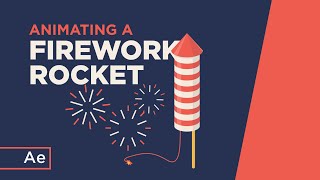 How To Animate a Firework Rocket smoke fire stroke explosion  After Effects Tutorial [upl. by Chon160]